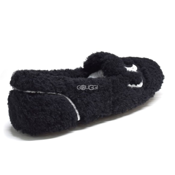 UGG Hailey Fluff Loafer Black