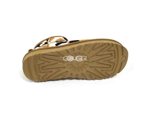 Ultra Mini Cow Print Chestnut