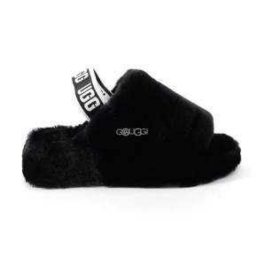Ugg Fluff Yeah Slide Black