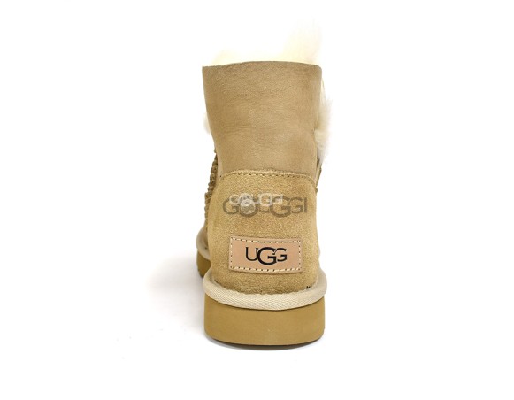 Mini Bailey Logo Strap Suede Sand