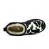 Ultra Mini Cow Print Black