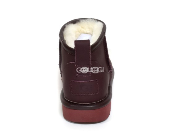 Ultra mini Leather Chocolate