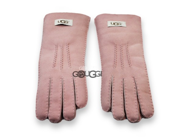 Женские удлиненные перчатки UGG Pink-1030