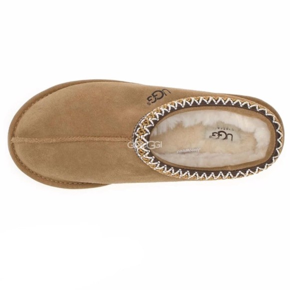 Женские слипоны Ugg Tasman Suede Slippers Chestnut
