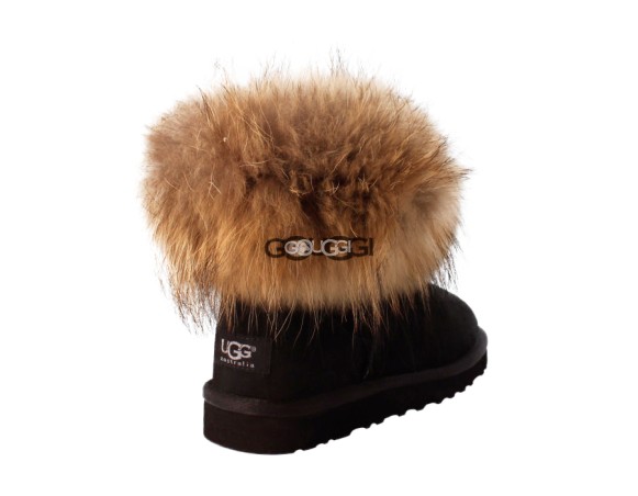Mini Fox Fur Black III