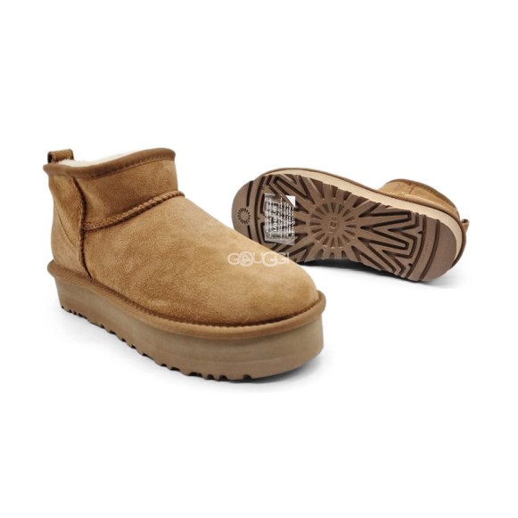 UGG Classic Ultra Mini Platform Chestnut